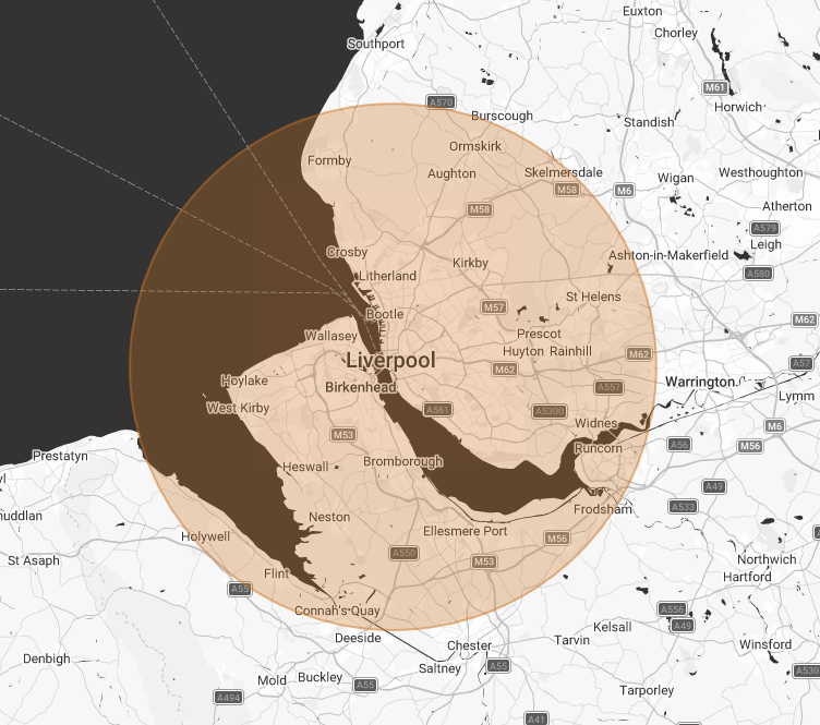 Damp Survey Coverage Across Bootle & Nearby Areas